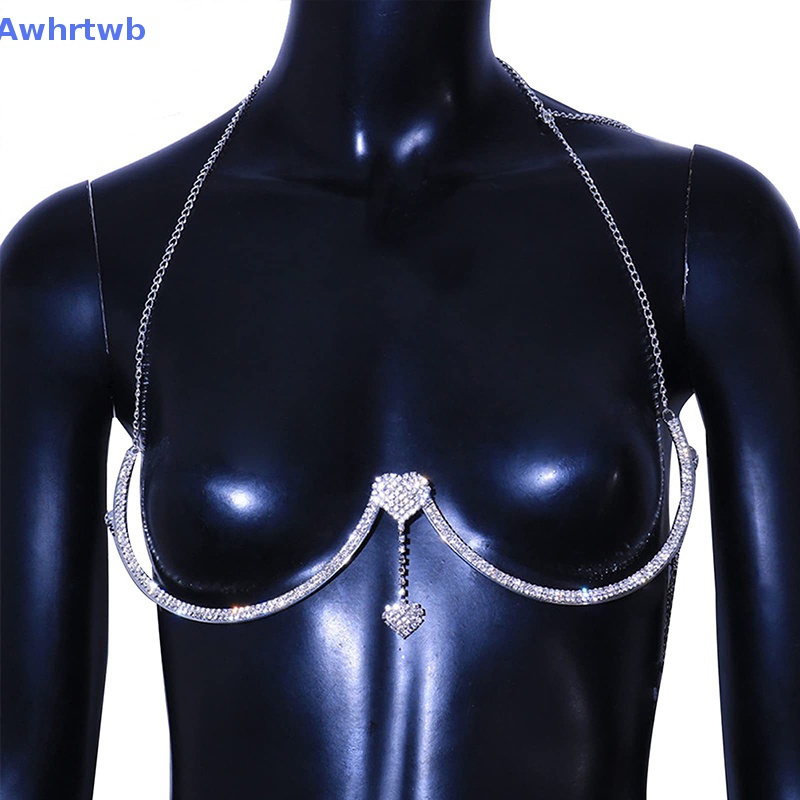 Áo Ngực Dây Xích Hình Trái Tim Đính Đá Quyến Rũ Cho Nữ Mới