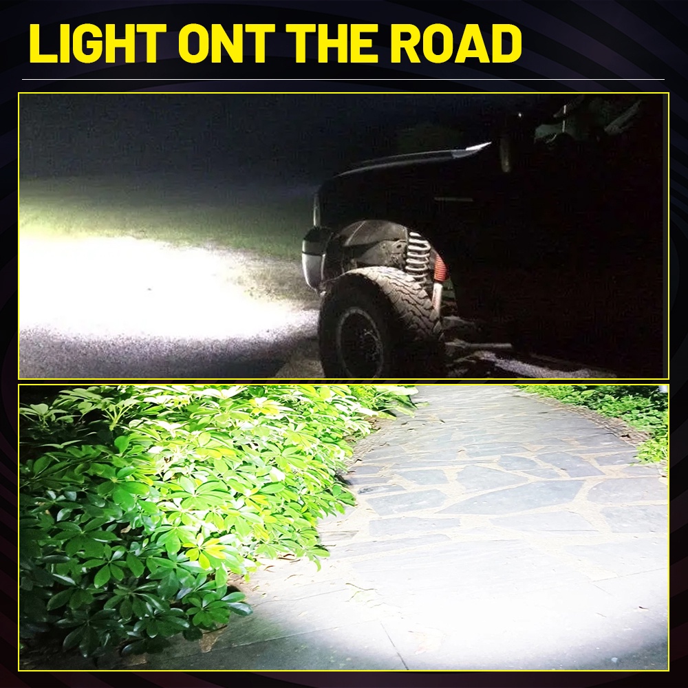 2.5 inch  LED Spotlight  việc ánh sáng 12V tự động ánh sáng đèn sương mù off road 4x4 LED máy kéo cho xe tải ATV