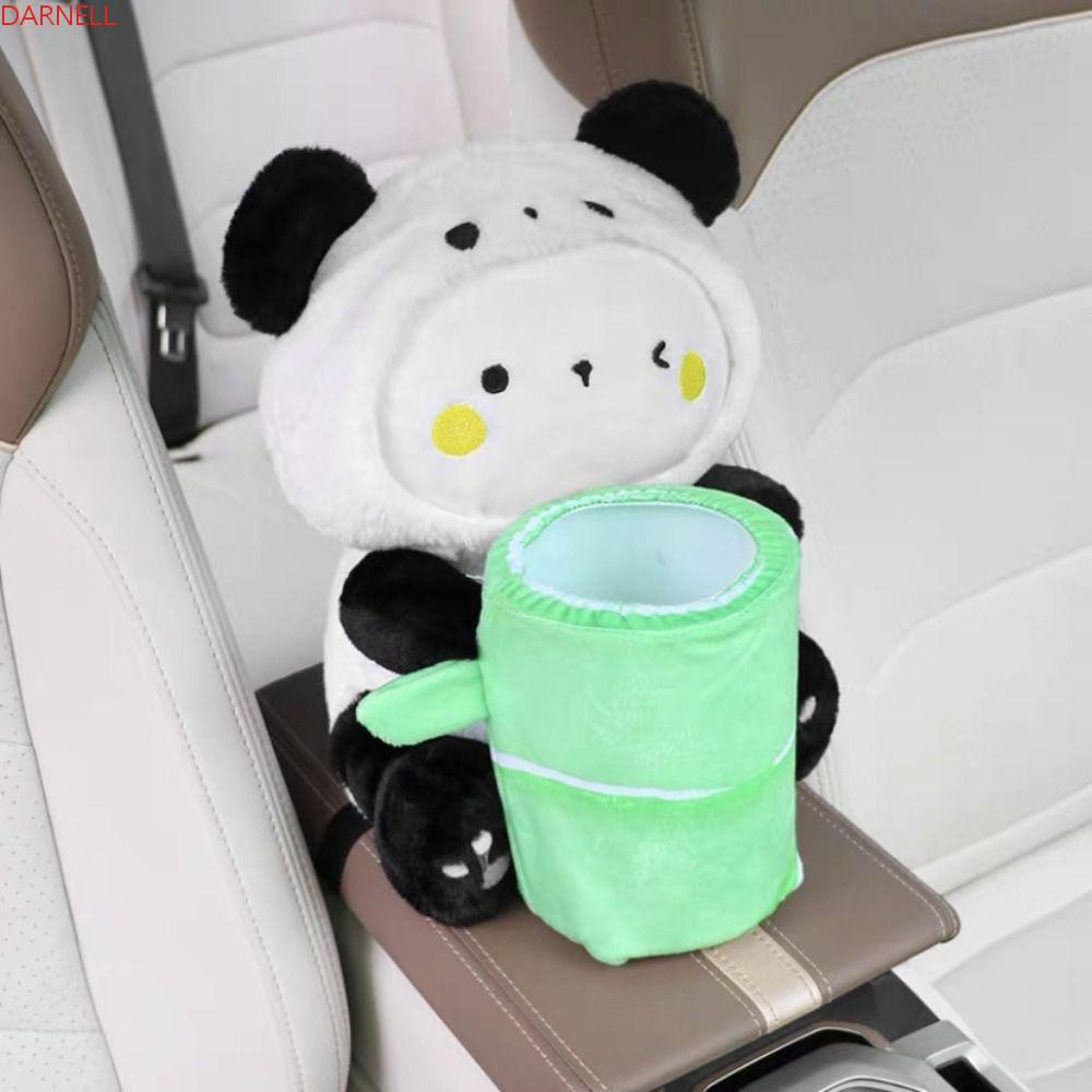 Hộp Đựng Khăn Giấy Họa Tiết Hoạt Hình Gắn Hộp Tỳ Tay Xe Hơi