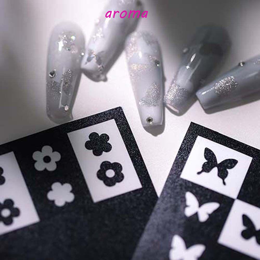 Miếng Dán Trang Trí Móng Tay Họa Tiết Bướm / Ngôi Sao / Gấu Thời Trang