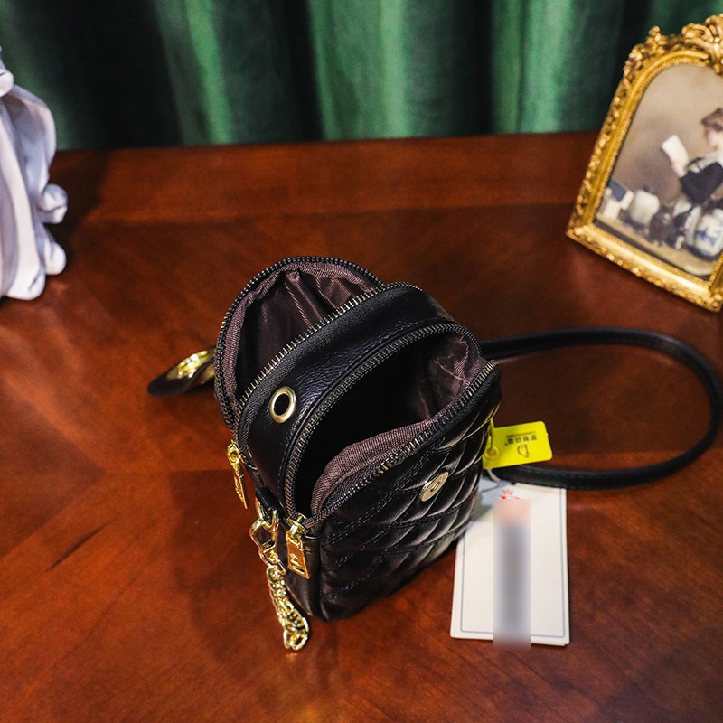 Túi Đeo Vai Màu Trơn Họa Tiết Hình Thoi Đơn Giản Thời Trang Cao Cấp Cho Nữ