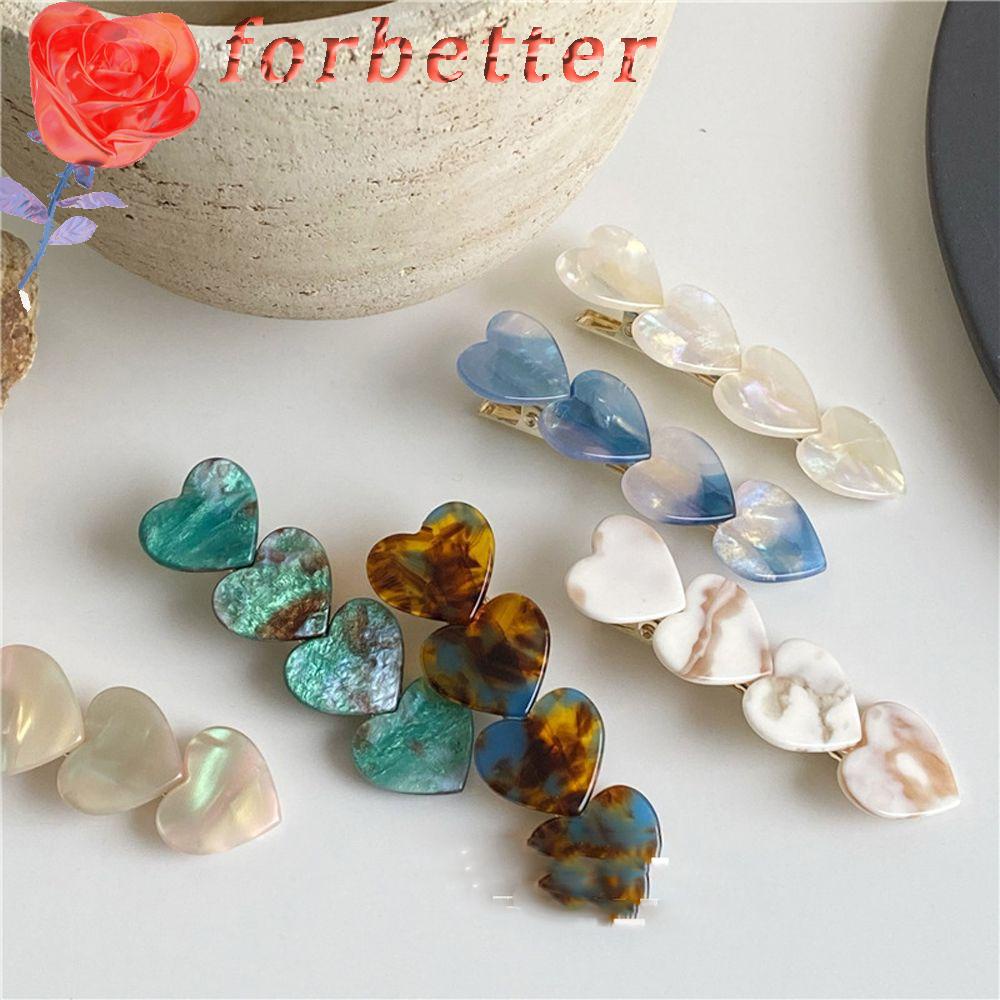 Kẹp Tóc Hình Trái Tim Dễ Thương Phong Cách Hàn Quốc