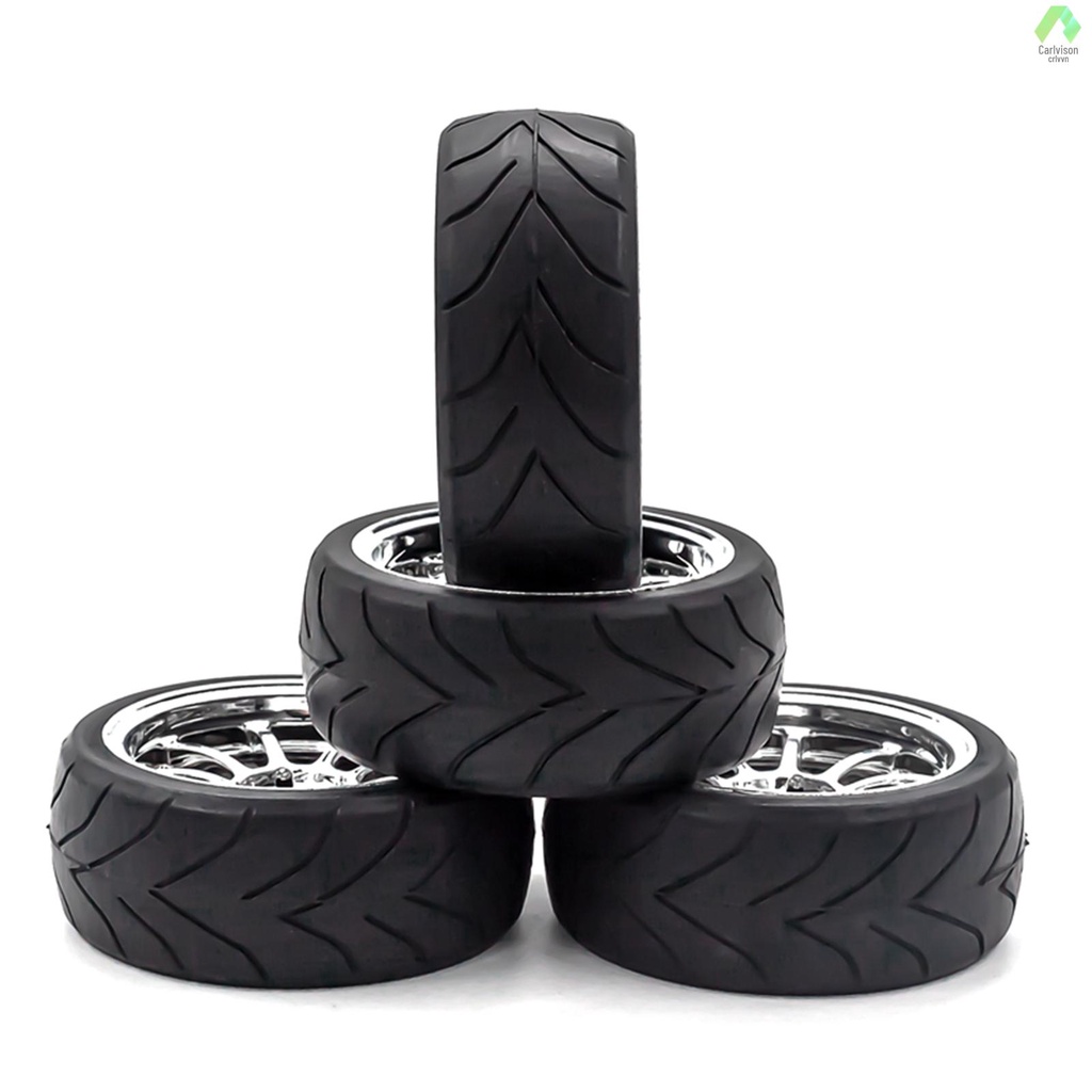 Set 4 Bánh Xe Thay Thế Chuyên Dụng Cho Xe Điều Khiển HSP94123 94122 D5 yokomo RC 1 / 10