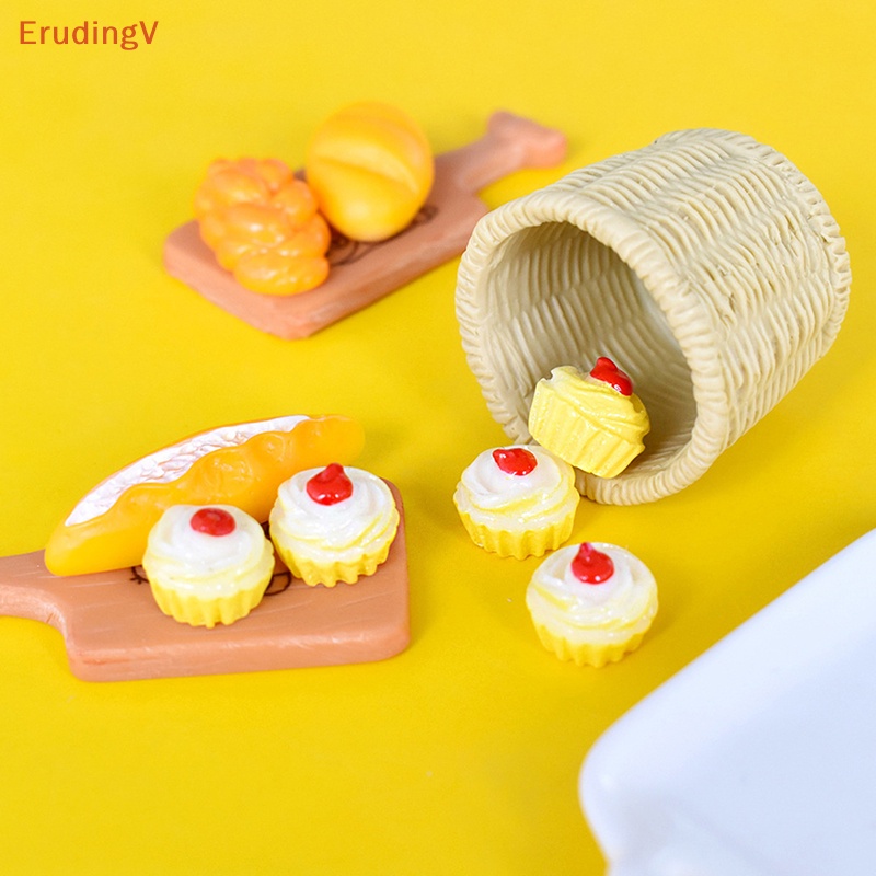 Set 5 Mô Hình Bánh Mì / Thức Ăn Độc Đáo Trang Trí Nhà Búp Bê