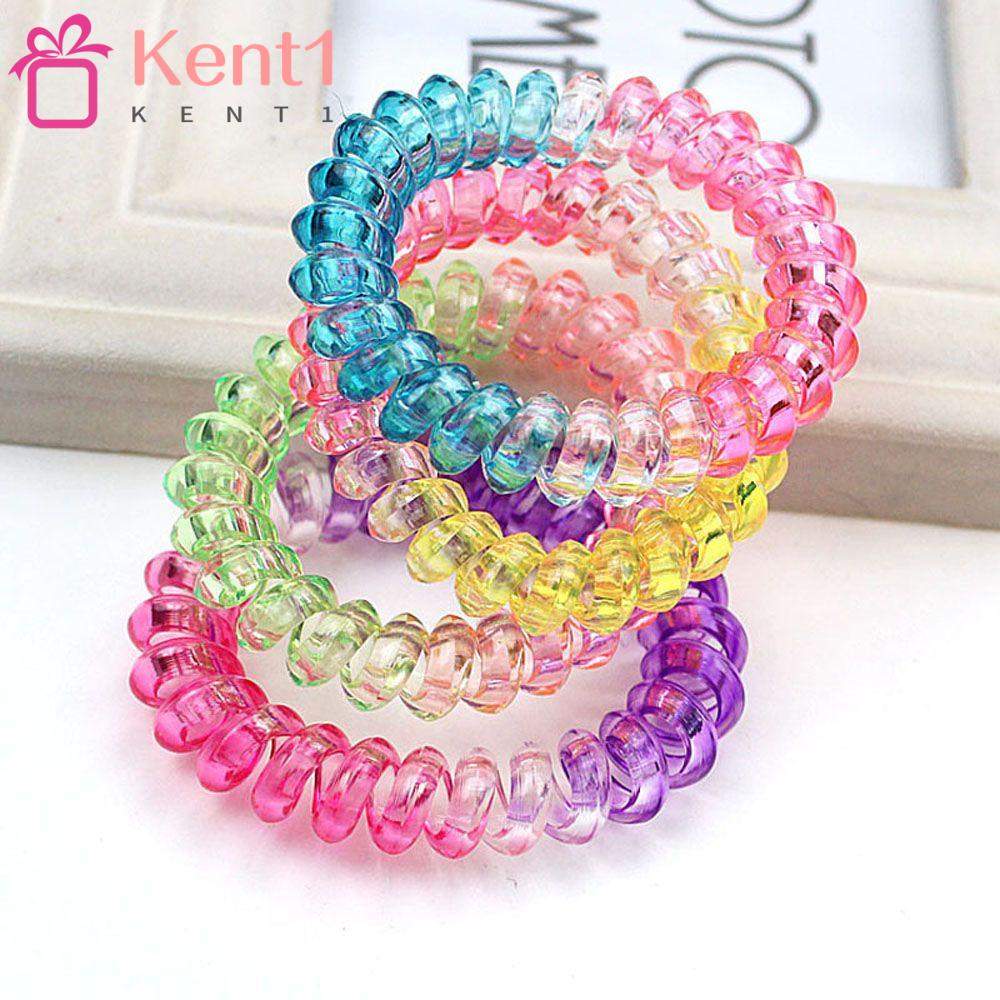 10 Dây Buộc Tóc Đuôi Ngựa Bằng Cao Su Đàn Hồi Thời Trang