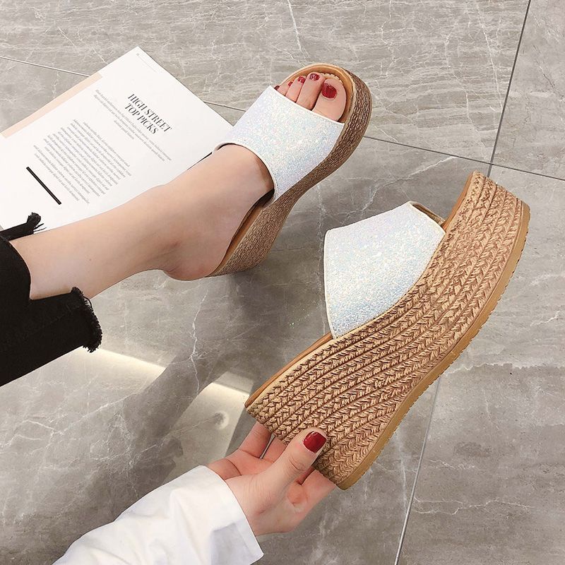 Dép Cao Gót Đế Xuồng Thời Trang Đi Biển Cho Nữ