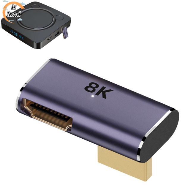 Bộ Chuyển Đổi Hdmi-compatible Hd 8k 60hz Mở Rộng Khuỷu Tay Trước / Sau 8k Cho Hdtvs