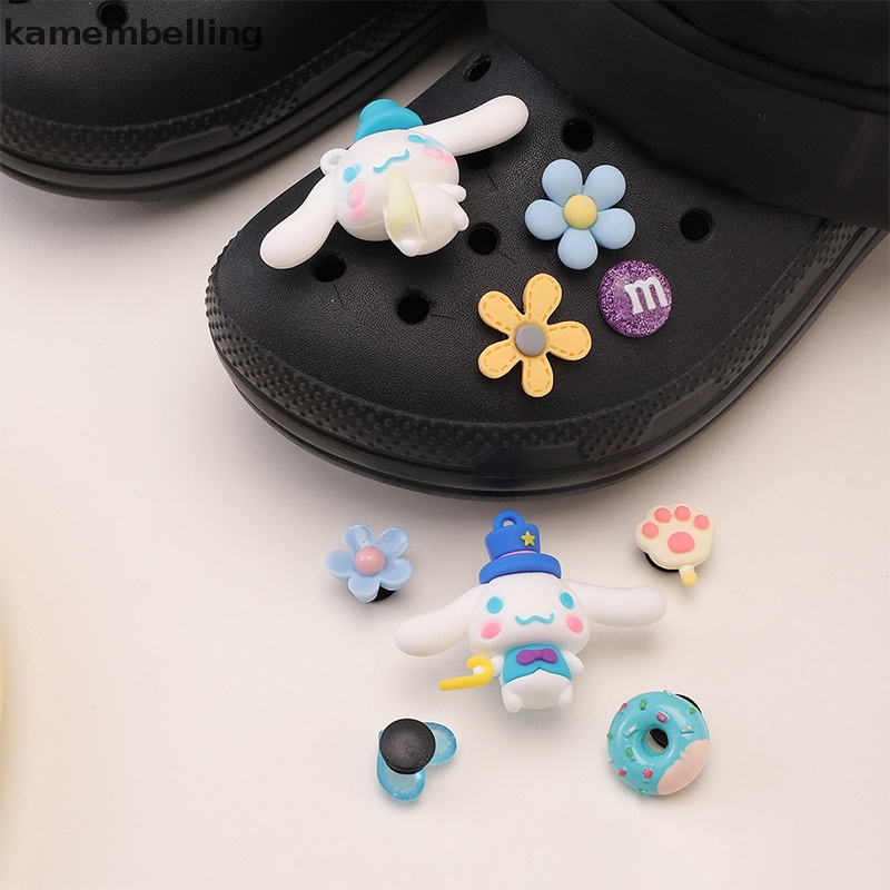 Set 9 Phụ Kiện Trang Trí Giày Hình Hoạt Hình Dễ Thương DIY