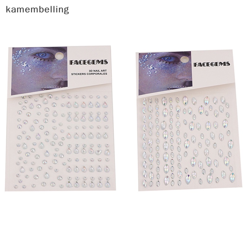 1 Set Hạt Kim Cương Tự Dính Nhiều Màu Sắc Trang Điểm Mắt Và Cơ Thể DIY