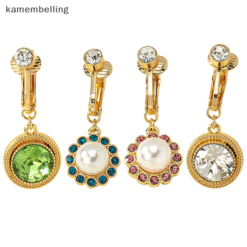 Kamembelling Khuyên Rốn Đính Đá Zircon Giả Gợi Cảm Không Cần Thanh Trang Sức Đi Biển Mùa Hè Cho Nữ EN