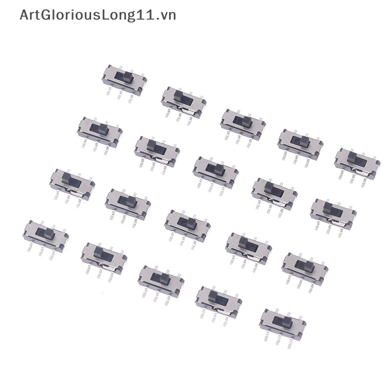 Set 20 Công Tắc Gạt Ngắt MSS-22D18 2P2T 2MM SMD DC 12V Chuyên Dụng