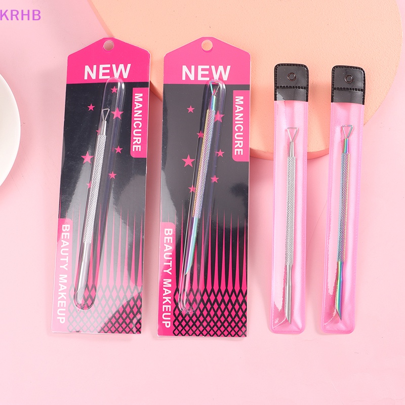 1 Dụng Cụ Hai Đầu Bằng Thép Không Gỉ Chuyên Dụng Trang Trí Móng Nghệ Thuật Mới