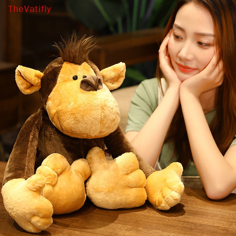 Thú Nhồi Bông Hình Sư Tử / Hổ / Báo / Hươu Cao Cổ 25cm Sống Động Làm Quà Tặng Cho Bé