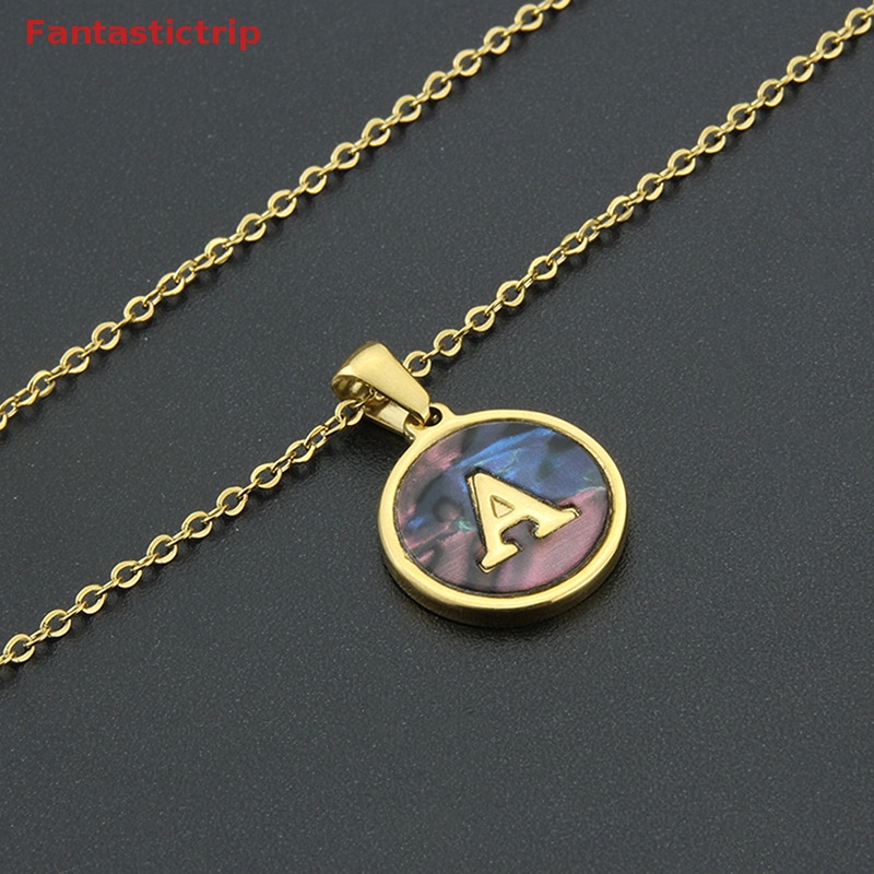 Vòng cổ Mặt 26 Chữ Cái Bằng Thép Không Gỉ Thời Trang Dành Cho Nữ