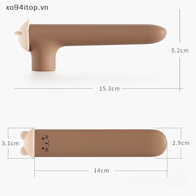 Đệm Silicone Bọc Tay Nắm Cửa Chống Va Chạm Chống Lạnh Bảo Vệ Nội Thất