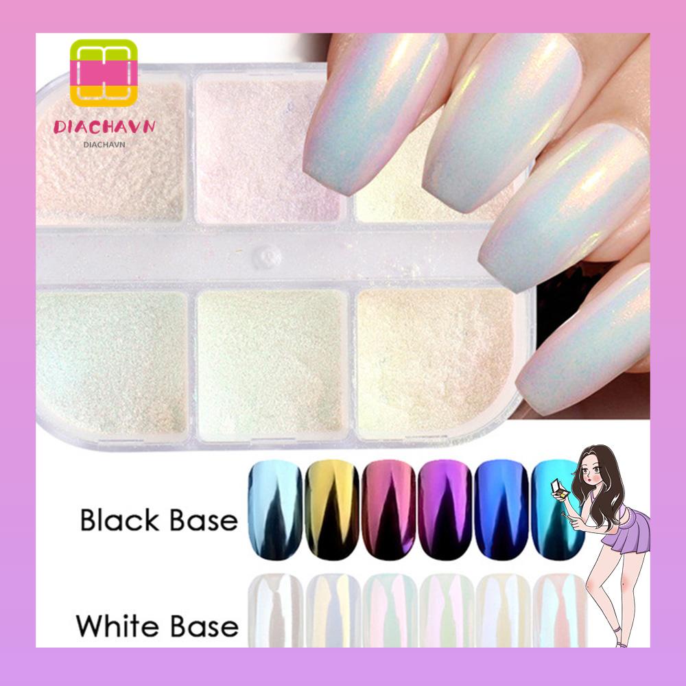 Bột Chrome Lấp Lánh Dùng Để Trang Trí Móng Nghệ Thuật