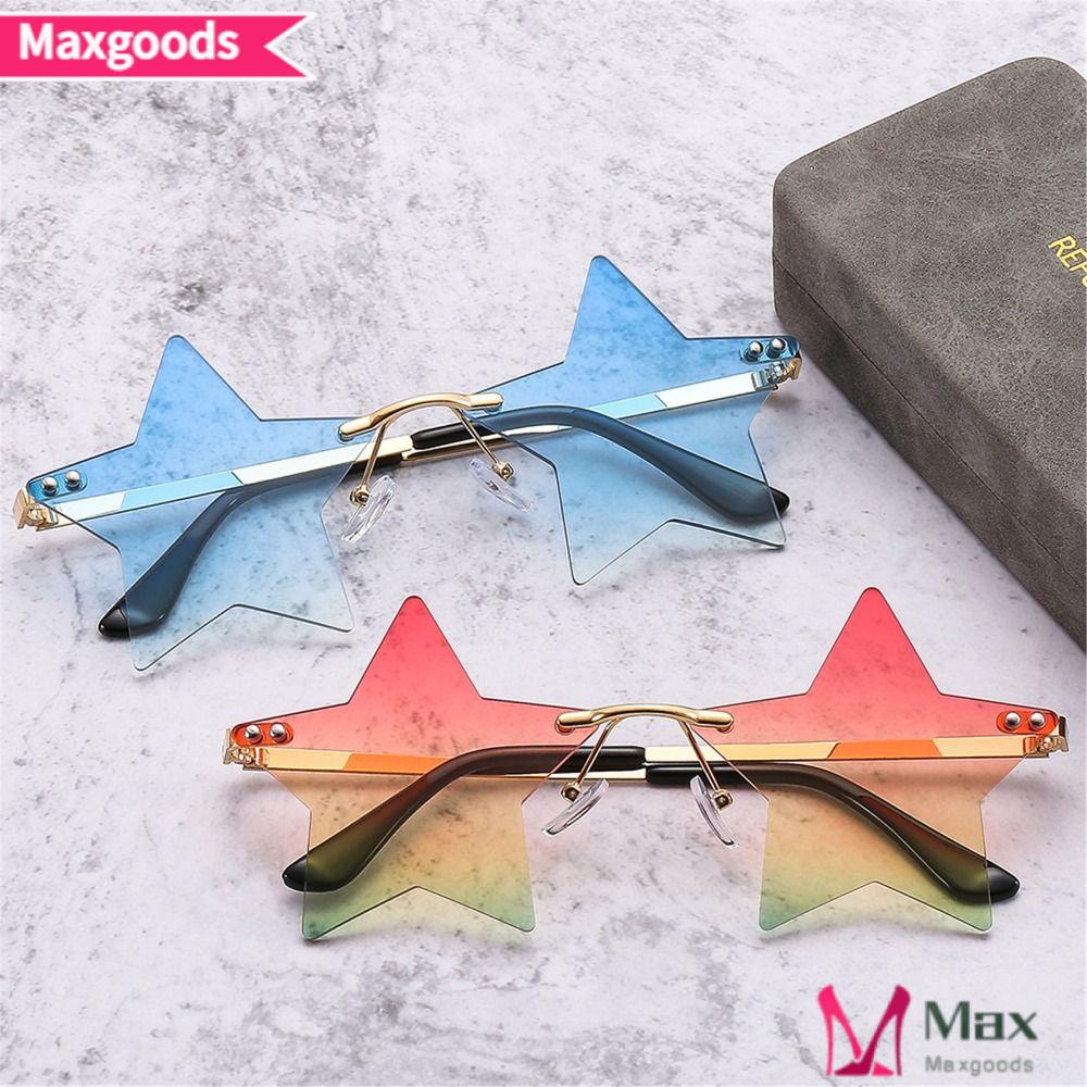 Kính Mát Không Gọng Họa Tiết Giáng Sinh Thời Trang Cho Nam Và Nữ