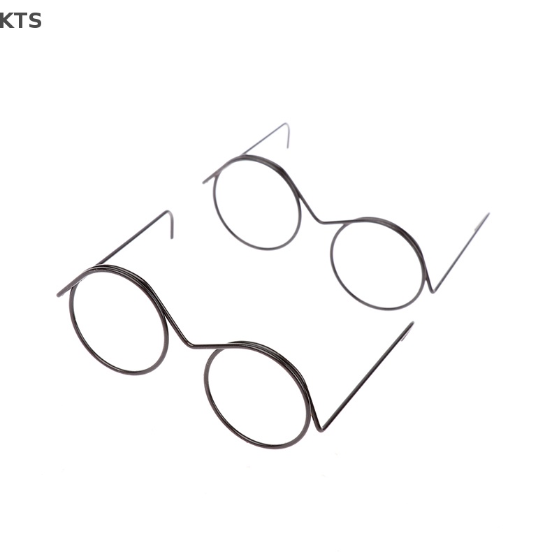 1 / 2 / 5 / 10 Mắt Kính Gọng Tròn Thời Trang Cho Búp Bê