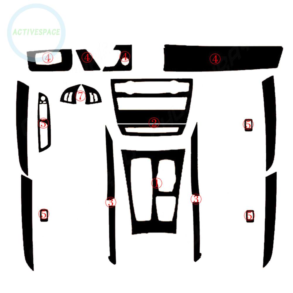 Decals Vinyl 1Set Car Accessories Car Decals Carbon Fiber DIY Installation【BMW】