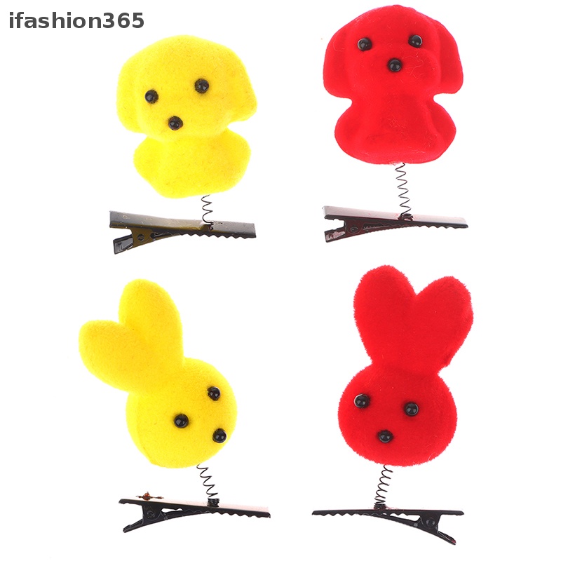 Kẹp Tóc Hình Chú Gà Con Màu Vàng Đáng Yêu Sáng Tạo Thời Trang ifashion365