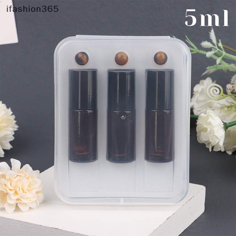 Set 3 Lọ Rỗng Đựng Dung Dịch Dạng Lăn 5 / 10ml ifashion365