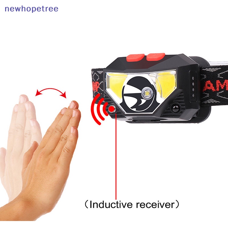 Đèn Pin LED COB 8 Chế Độ Có Cảm Biến Chuyển Động Tiện Dụng Chất Lượng Cao