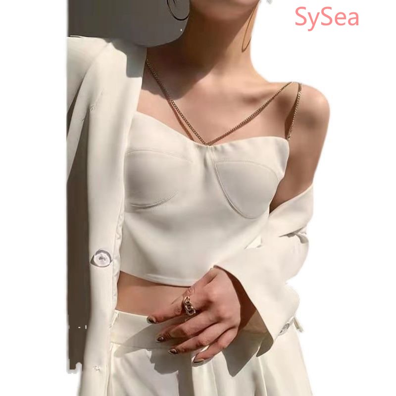 Áo Hai Dây Phối Dây Xích Thiết Kế Quyến Rũ Cho Nữ