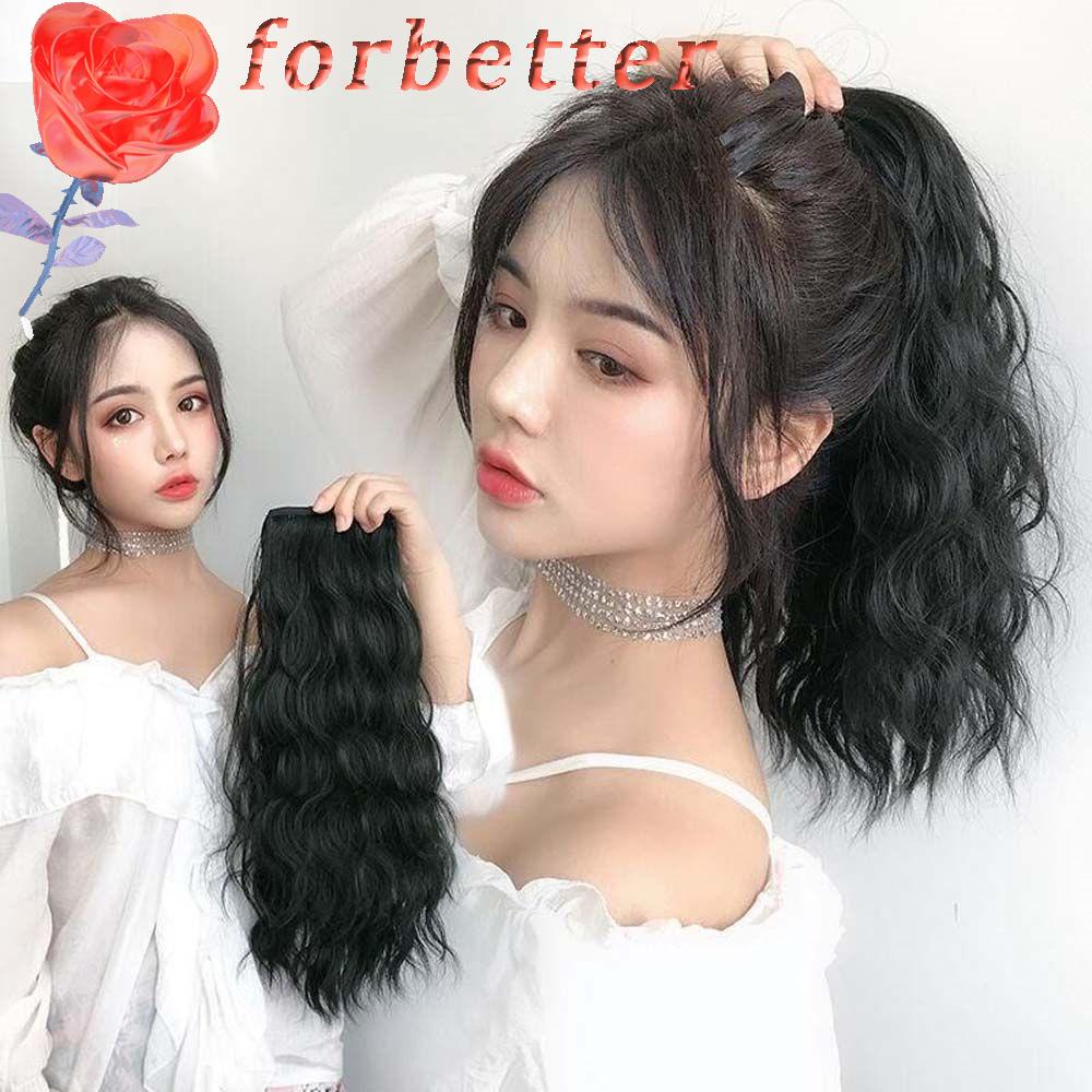 Tóc Đuôi Ngựa Xoăn Bằng Sợi Tổng Hợp Cách Nhiệt Dành Cho Nữ