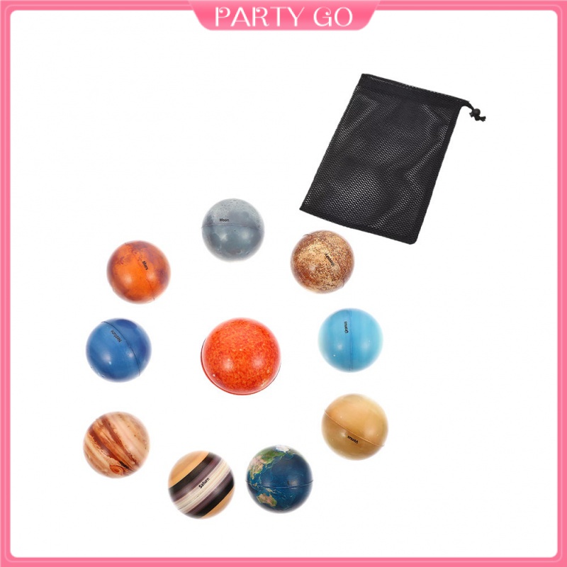 1 Bộ Quả Bóng PU Đồ Chơi Hành Tinh Cho Bé