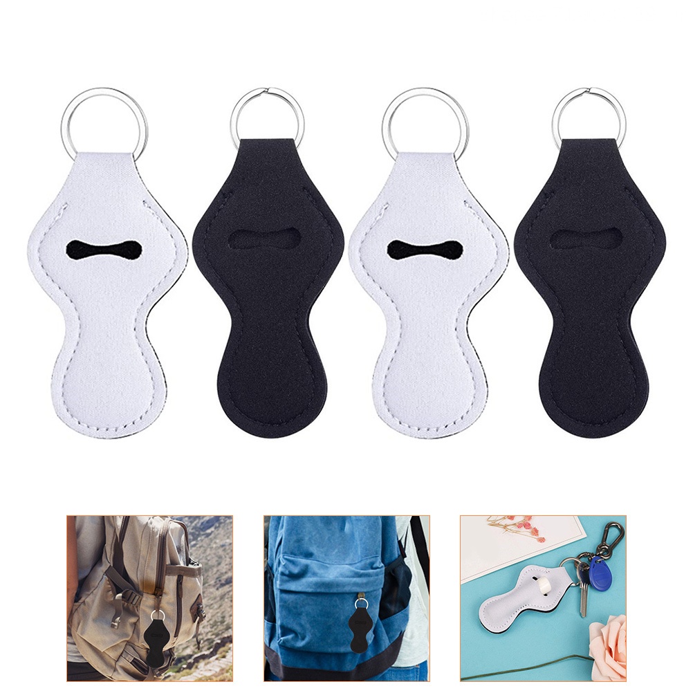 Set 4 Giá Đỡ Son Môi Kèm Móc Khóa Tiện Lợi