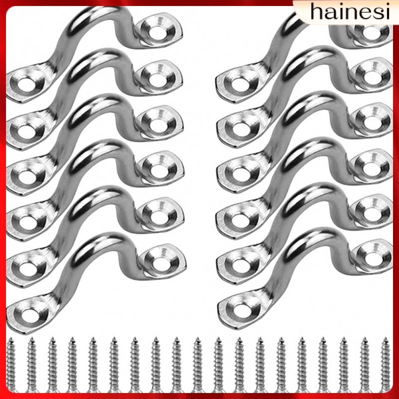 Set 12 Vòng Kim Loại Cố Định Tay Nắm Cửa Cho Thuyền Kayak