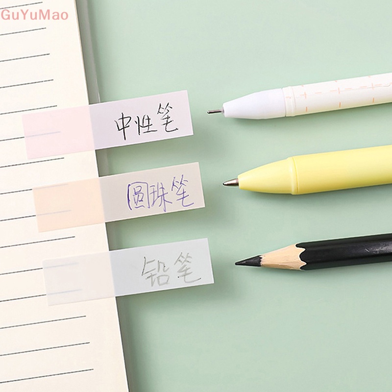 [cxGUYU] Set 100 Tờ Giấy Dán Ghi Chú Trong Suốt In Hình Lá Cờ Petpad Phong Cách Vintage Dễ Thương Sáng Tạo PRTA