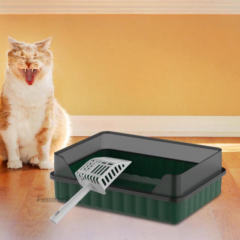 [Fenteer1] Hộp Đi Ốt Hai Mặt Có Khay Đựng Cho Thú Cưng Thỏ