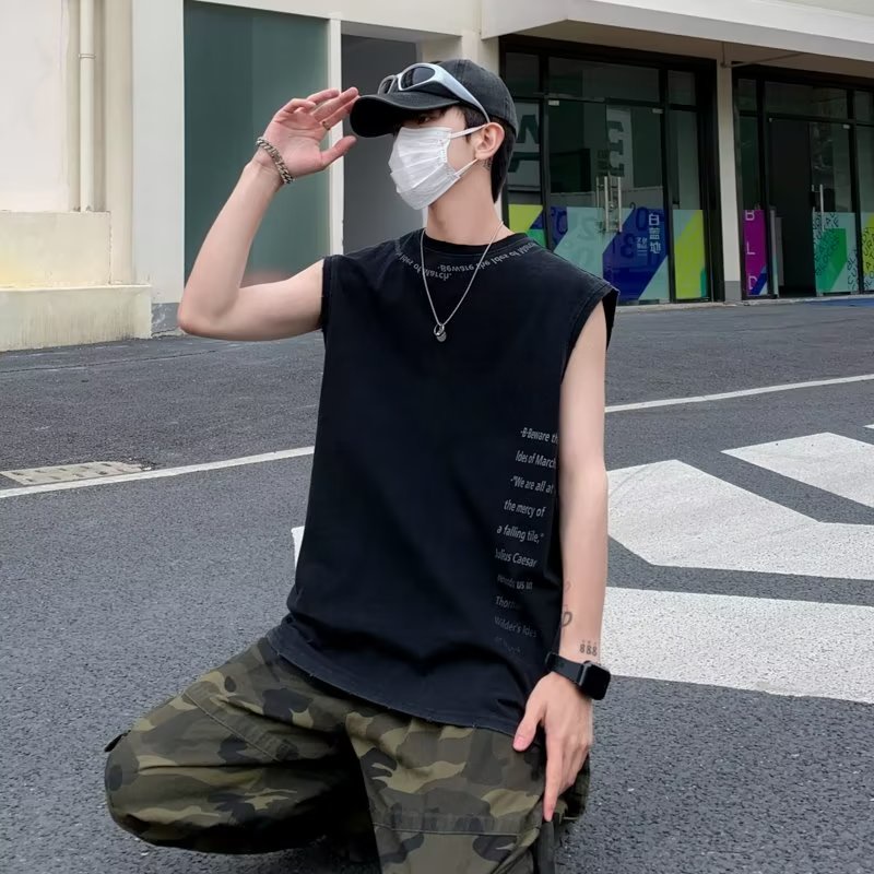 Áo Sát Nách Cổ Tròn Thời Trang Mùa Hè Cho Nam