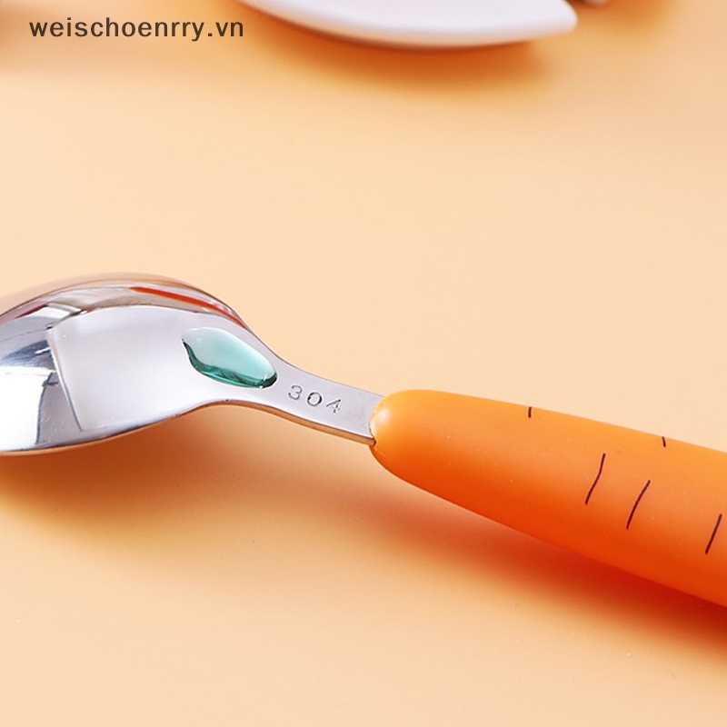 Muỗng Nĩa Họa Tiết Hoạt Hình Dễ Thương Cho Bé