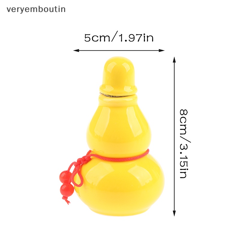 1 Hộp Đựng Thuốc Bằng Sứ Hình Quả Bầu