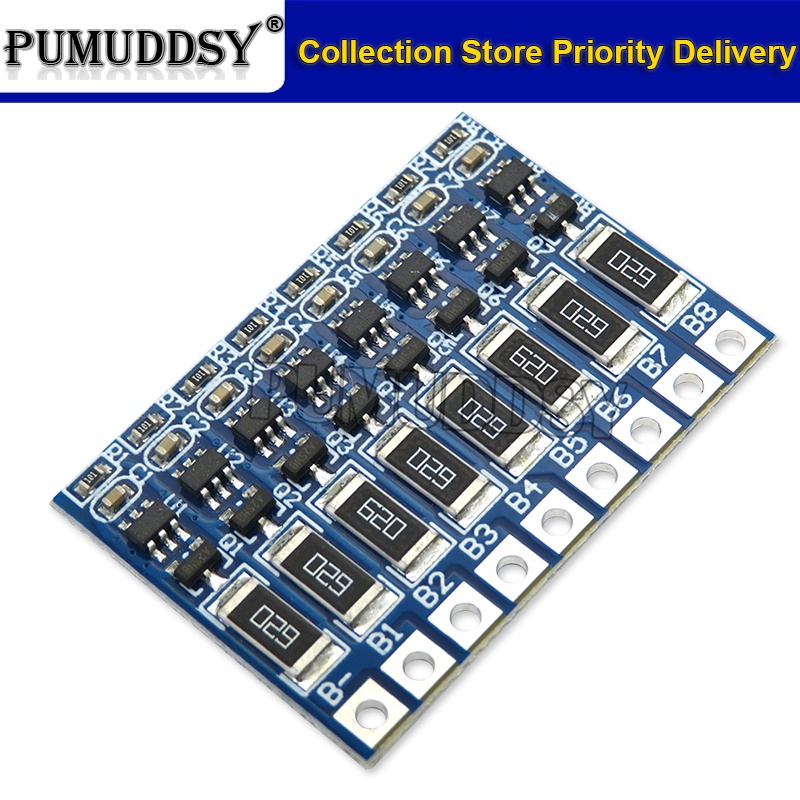 Bảng Mạch Cân Bằng Sạc Pin Lithium 3S 4S 5S 6S 7S 8S BMS 18650