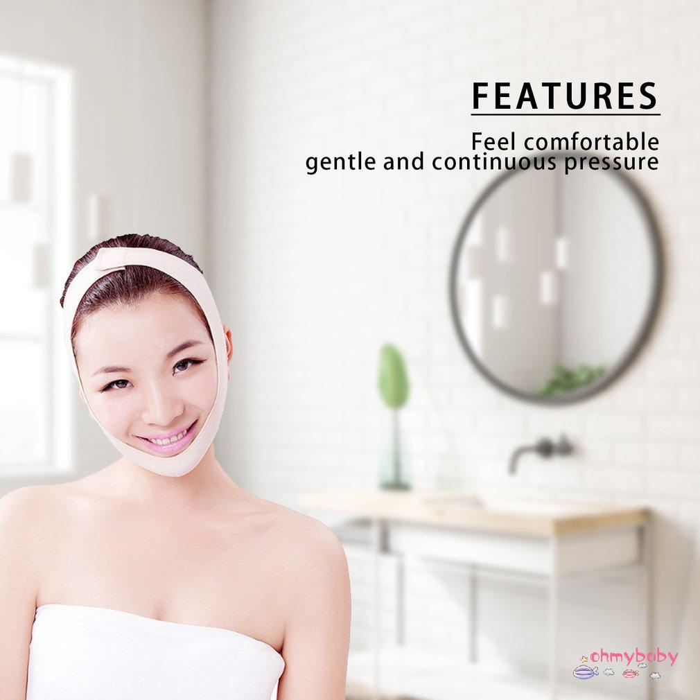 [OMB] Mặt nạ giảm béo mặt Nâng cơ Giảm má chống chảy xệ Hình dạng khuôn chữ V Dây đeo băng cho phụ nữ [Z/2]