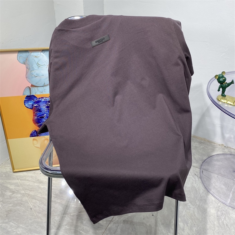 Ess &amp; Ant-IALS88-Trend Áo Thun Cổ Thuyền Thủ Công In Chữ Phong Cách Đường Phố Cổ Điển Thời Trang Cao Cấp Cho Nam Và Nữ