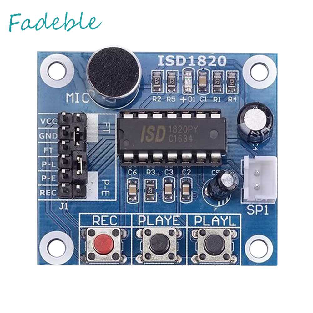 Mô Đun Ghi Âm Giọng Nói ISD1820 ISD1820 Kèm Mic Chuyên Dụng