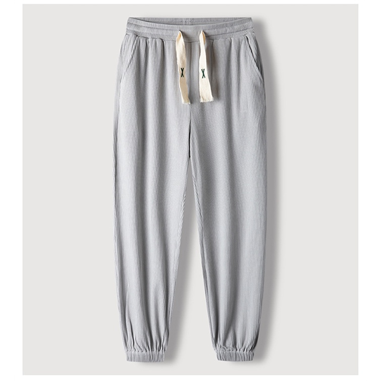 Laixi Preferred Quần Thể Thao Vải Lụa Lạnh Nhanh Khô Độ Co Giãn Cao Phong Cách Mới Mùa Hè Thu Sớm