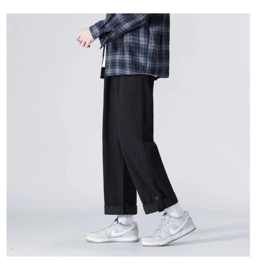 Quần Dài Ống Rộng Phong Cách Nhật Bản Thời Trang Cho Nam