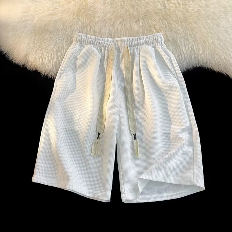 Quần Short Kaki Mỏng Dáng Rộng Phong Cách Đường Phố Mỹ Thời Trang Mùa Hè Cho Nam