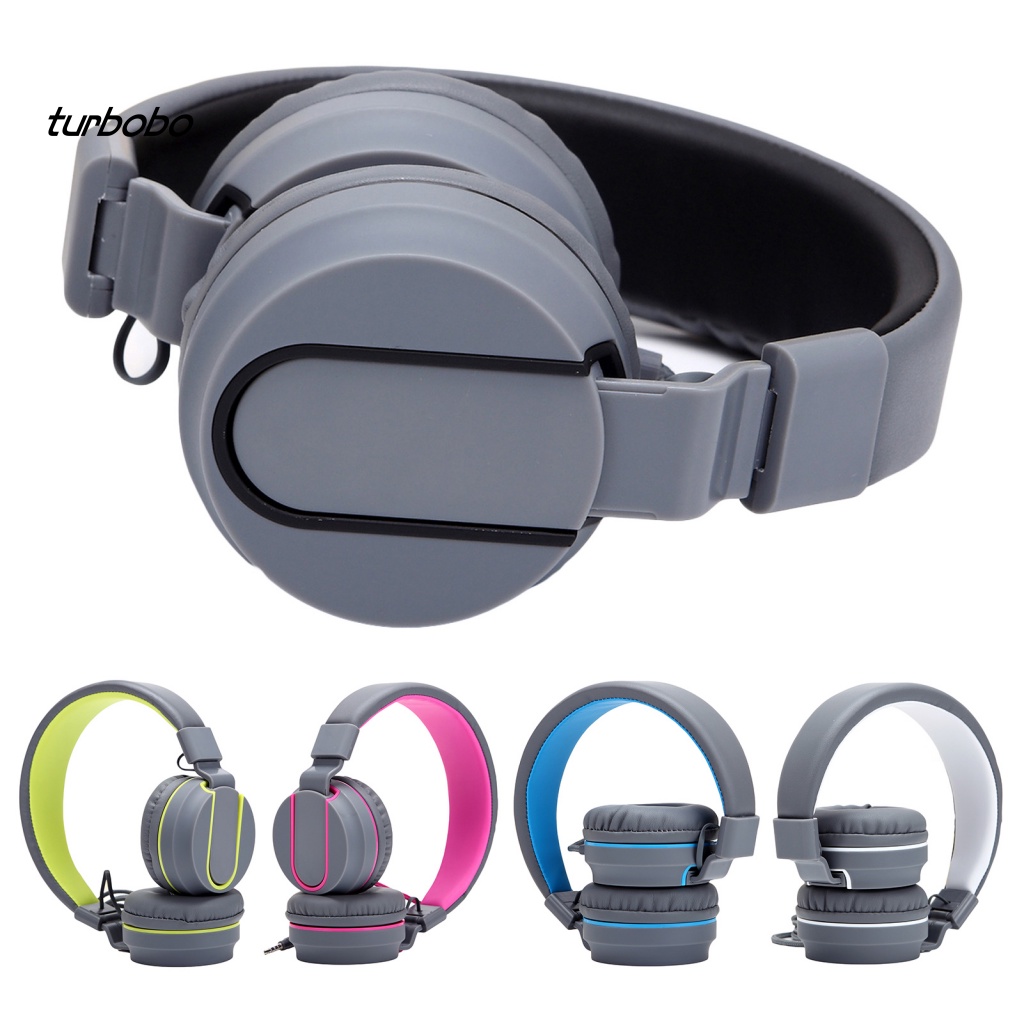 Tai Nghe Chụp Tai Jack 3.5mm Giảm Tiếng Ồn Có Thể Gấp Gọn Kèm Mic Tiện Dụng