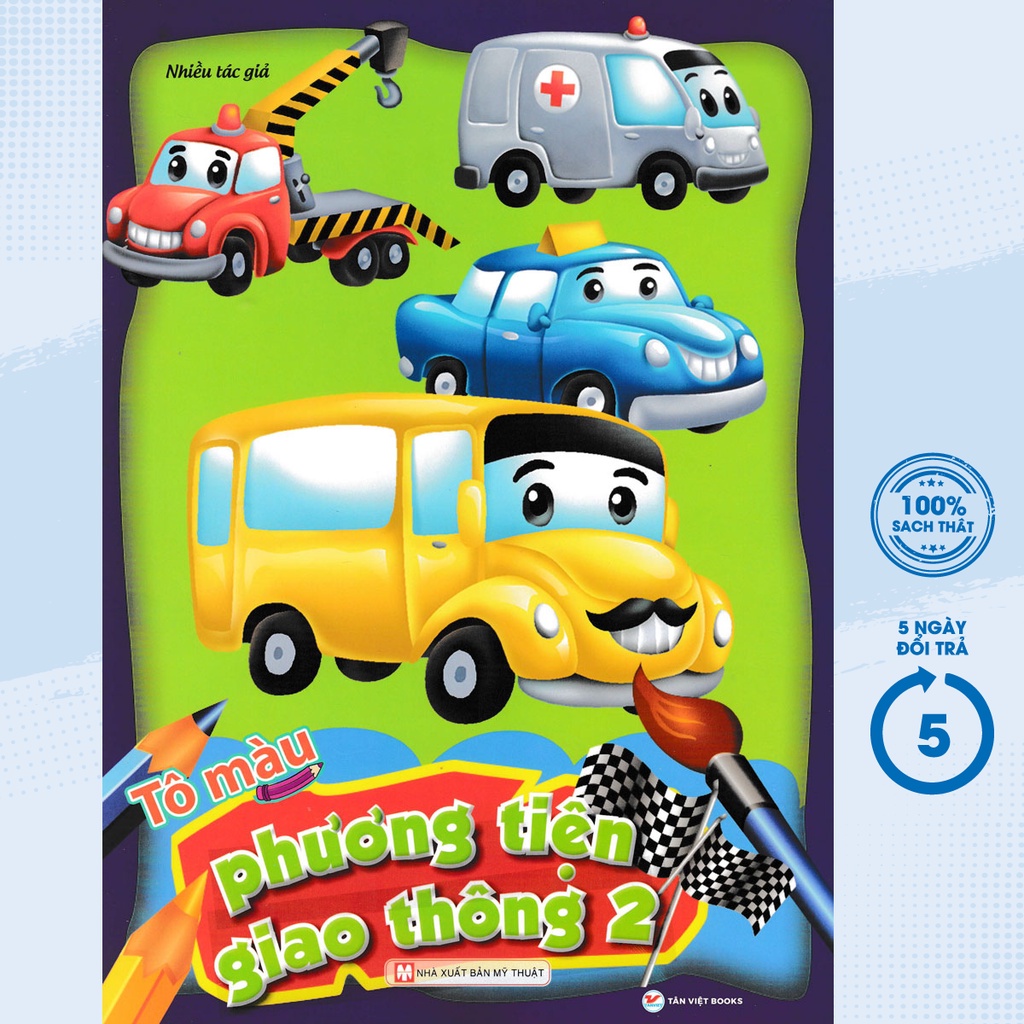 Sách - Tô Màu Phương Tiện Giao Thông 2 - TV