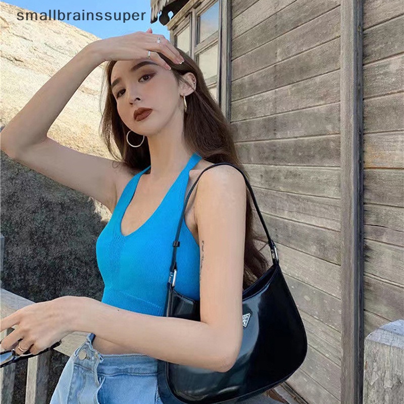 Áo Hai Dây Dệt Kim Màu Trơn Cột Dây Gợi Cảm Thời Trang Mùa Hè Cho Bạn Gái SBS