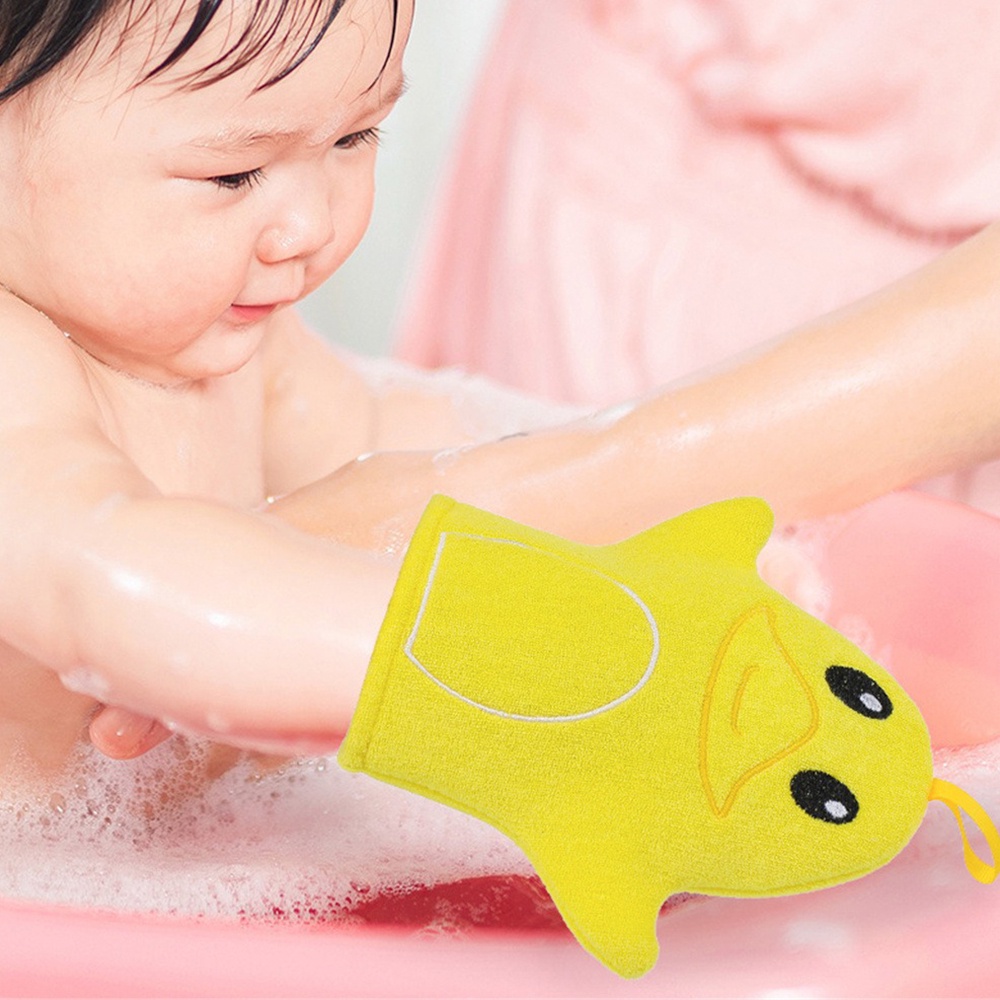 Khăn Tắm Chà Lưng Không Đau Dễ Thương Cho Bé Gái
