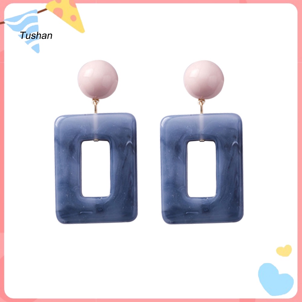 Đôi Khuyên Tai Dài Tạo Hình Bông Hoa Thời Trang Cho Nữ