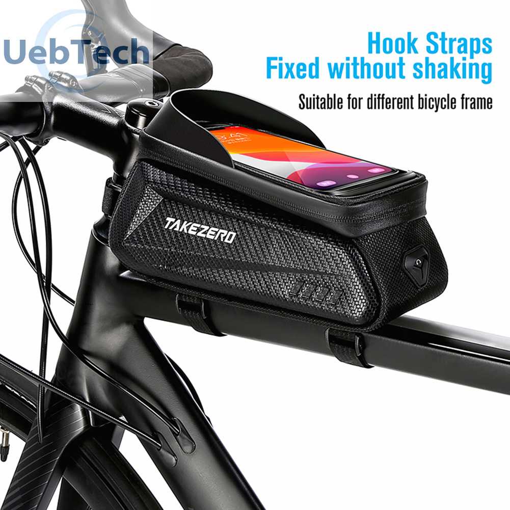 Túi Đựng Điện Thoại Cảm Ứng 1L Họa Tiết Phản Quang Chống Thấm Nước Gắn Xe Đạp Ốp