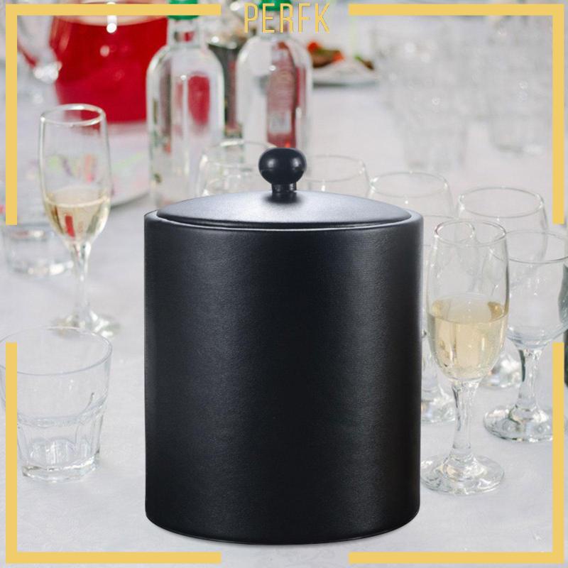 Xô Đựng Đá Có Nắp Cách Nhiệt Dùng Cho Tiệc Cocktail